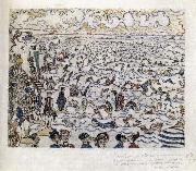 James Ensor The Baths of Ostend oil painting artist